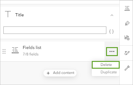 زرا الخيارات والحذف زرا الخيارات والحذف