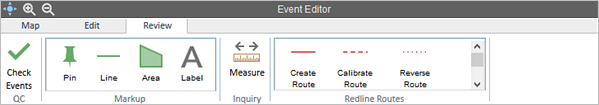 Event Editor Review tab