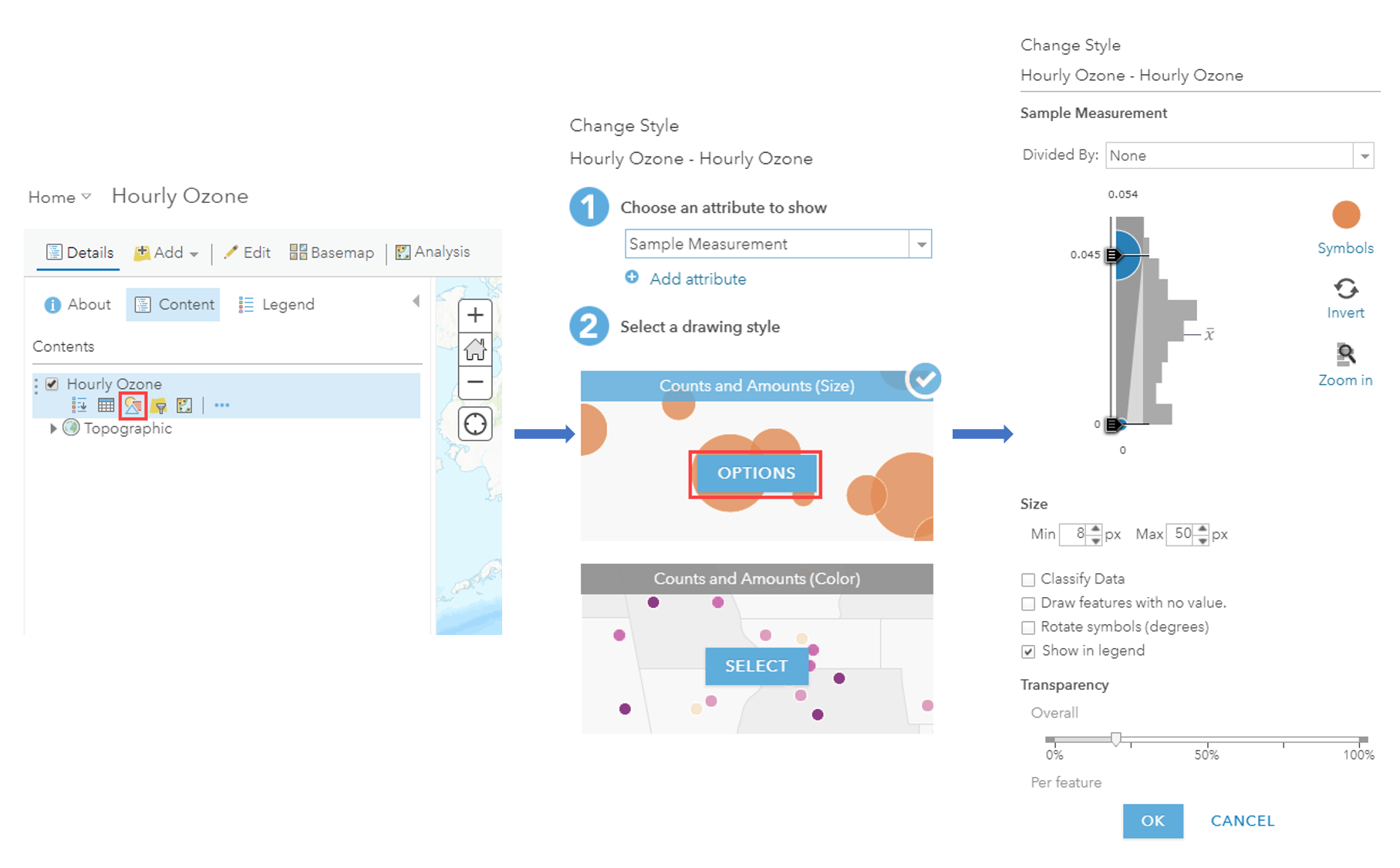 Workflow zum Ändern des Styles