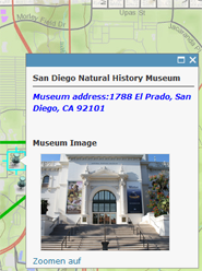 Pop-up mit benutzerdefinierter Attributanzeige Pop-up mit benutzerdefinierter Attributanzeige