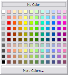 Die einfache Farbauswahl
