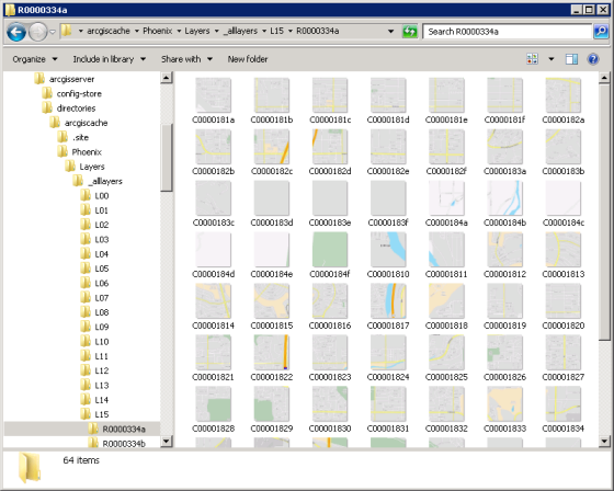 Anzeige des Server-Cache-Verzeichnisses in Windows Explorer