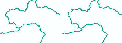 Zwei Liniensymbole in ArcMap bei 96 dpi