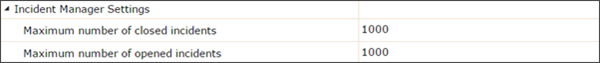 Incident Manager Settings