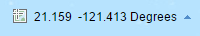 Display the coordinate system on the top of the list