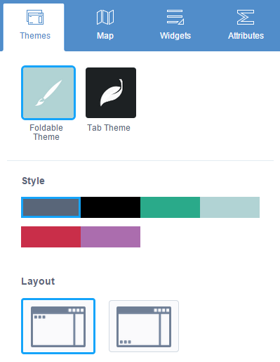 Themes tab