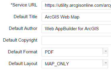 Print configuration