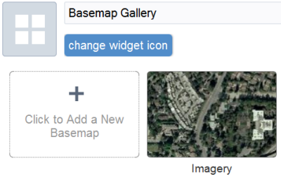 Basemap Gallery configuration