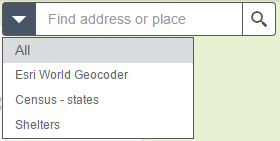 List of geocoding services and searchable layers