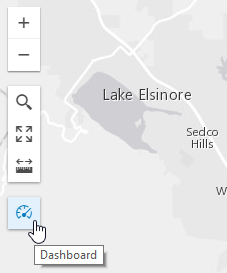 Dashboard tool on map toolbar