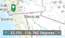 Display selected coordinates