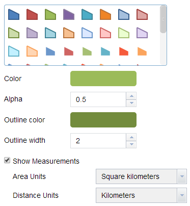 Polygon symbol editor