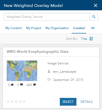 GeoPlanner's modeler tool