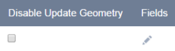 Geometry update and fields options