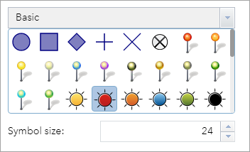 Picture point symbol editor