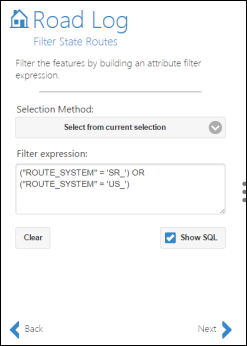 Using an SQL statement to create an attribute filter