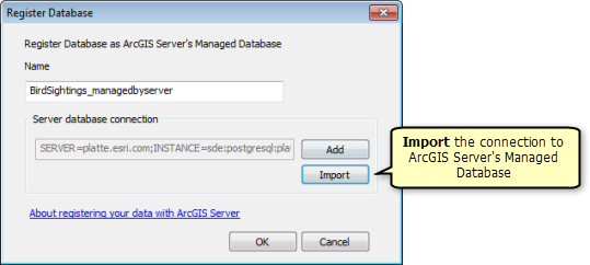 Register Your Data With Arcgis Server Using Arcgis For Desktop