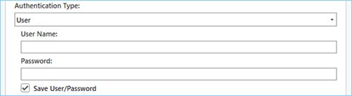 User authenticated connection