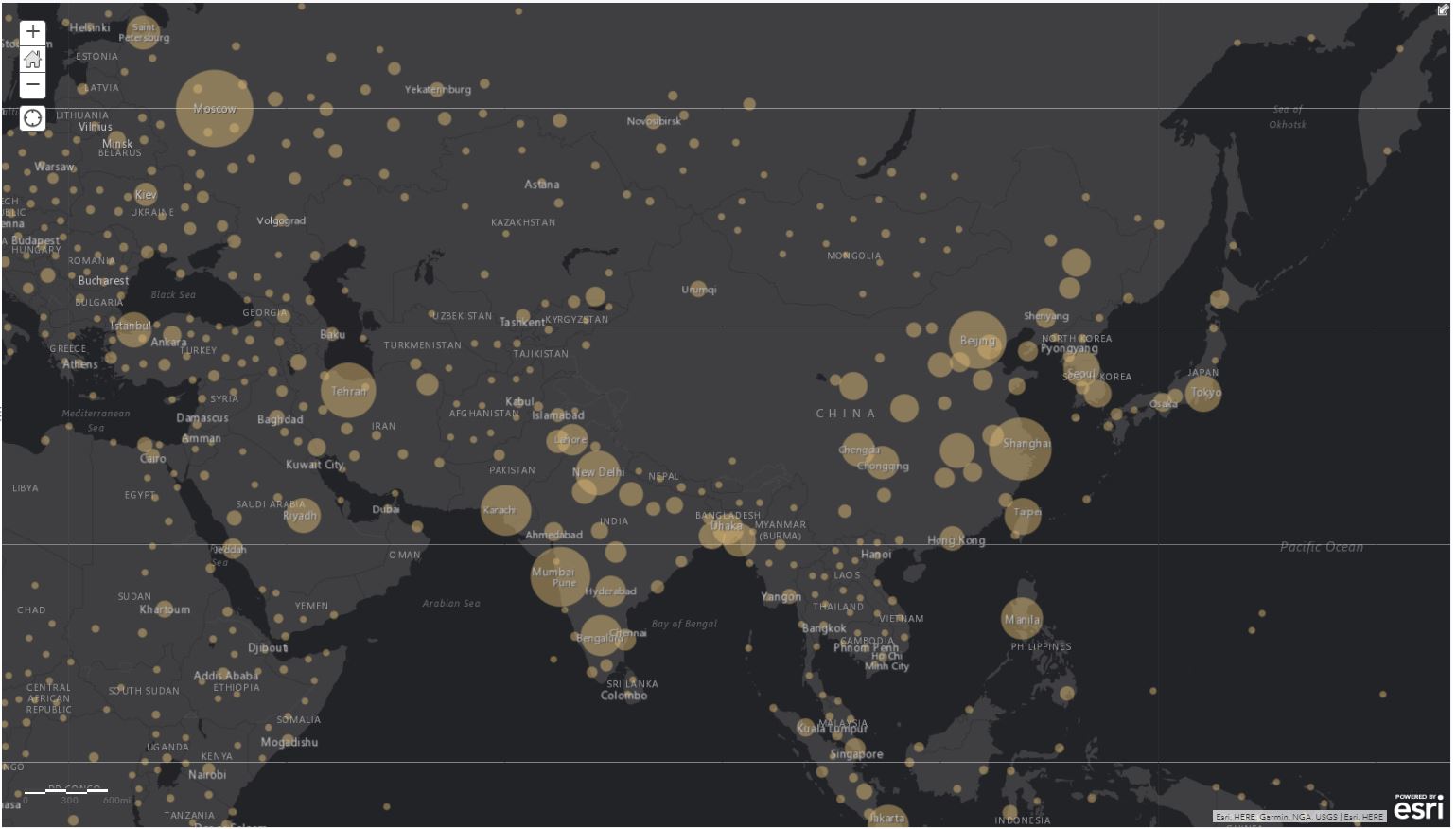 Clustering en un mapa