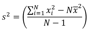 Ecuación de varianza