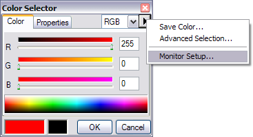 El cuadro de diálogo Selector de colores