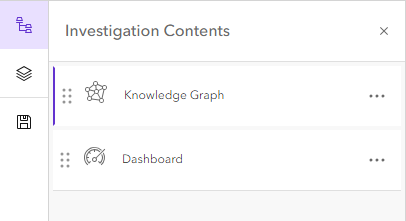 Fenêtre Investigation Contents (Contenu d’enquête)