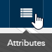 Fenêtre de contrôle des attributs dans la barre d'outils de conception
