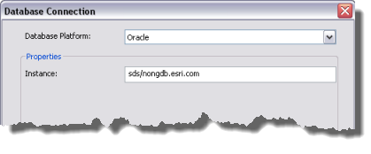 Exemple de source de données pour une connexion directe à une base de données Oracle