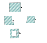 Risultati delle feature poligonali usando Cancella