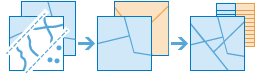 Diagramma del flusso di lavoro Sovrapponi layer