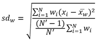 Equazione deviazione standard verificata