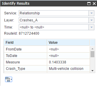 Identify Results dialog box