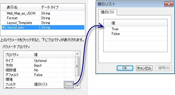 Georef_info パラメーター