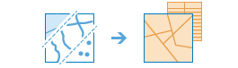 Diagrama do fluxo de trabalho de Enriquecer Camada