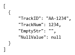 Входные данные процессора Калькулятор поля, используемые в качестве справки для следующих примеров синтаксиса