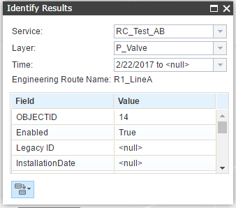 Identify Results dialog box