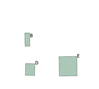 Результаты для полигонального объекта при использовании пересечения