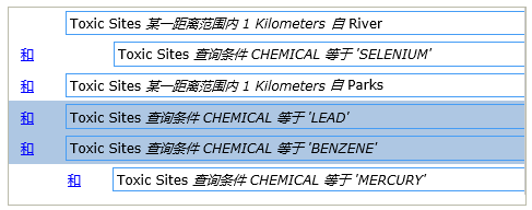 选择下一组属性表达式