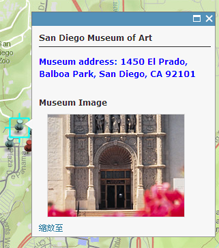 带有自定义属性显示的弹出窗口 带有自定义属性显示的弹出窗口