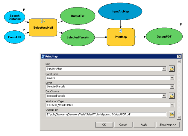 SelectAndPrint 模型