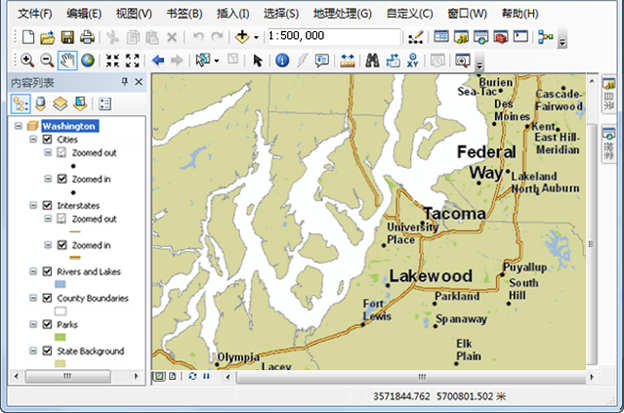 针对多个比例进行符号化的 ArcMap 文档